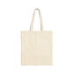 Bold Lip Graphic Cotton Canvas Tote Bag — Trendy Everyday Lip Print Tote