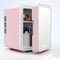 Mini Skincare Fridge with LED Mirror – Portable Beauty Refrigerator (Pink / White)