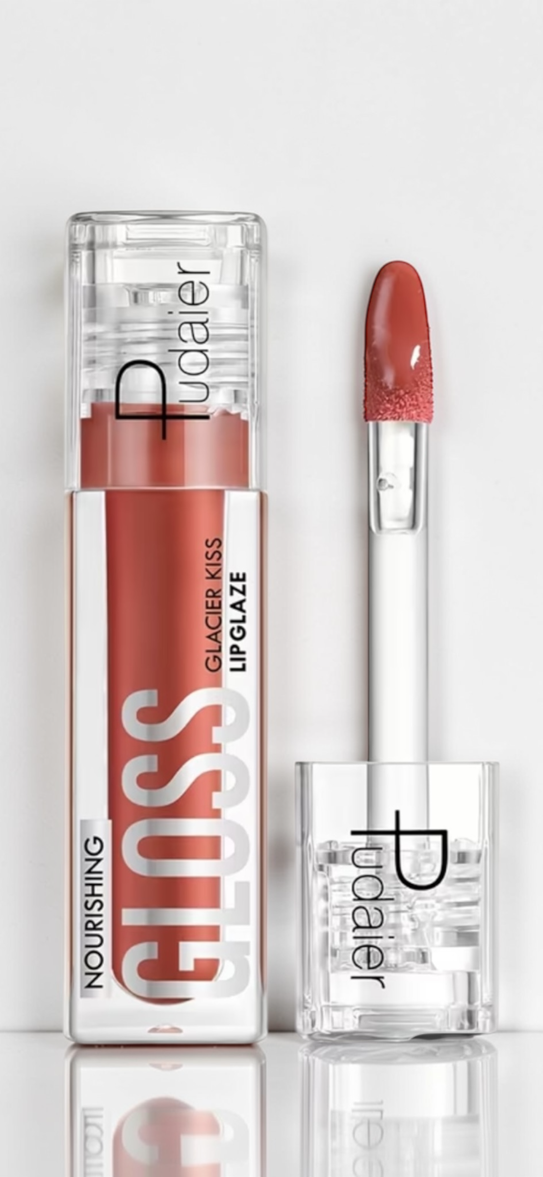 Glacier Kiss Lip Gloss – Nourishing Hydrating Lip Glaze (7 Colors)