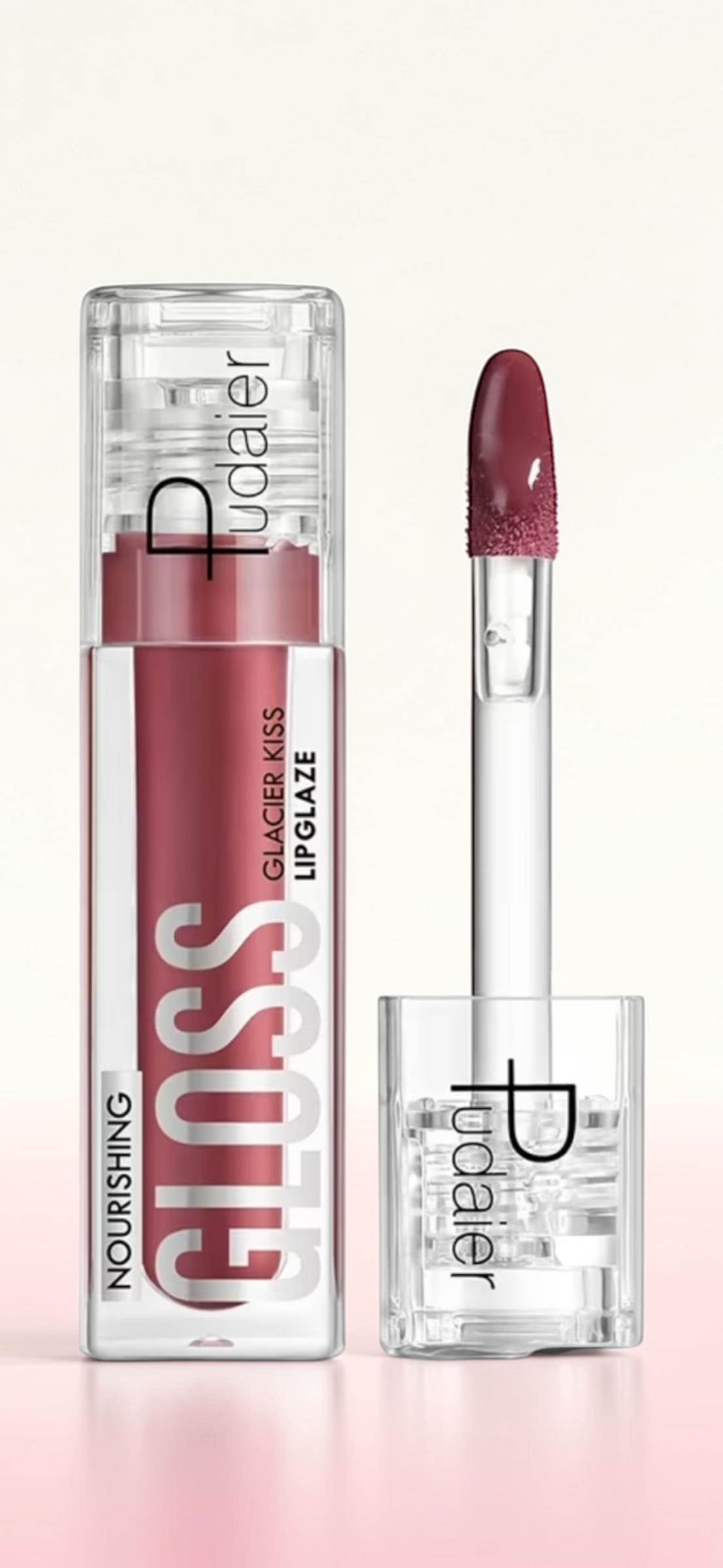 Glacier Kiss Lip Gloss – Nourishing Hydrating Lip Glaze (7 Colors)