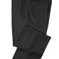 "Anthony" Black Vitale Barberis Italian Wool Tuxedo Pants-1