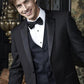 "Barcelona" Black Tuxedo Jacket Notch (Separates)-0