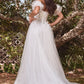 Strapless Floral Ball Gown-1