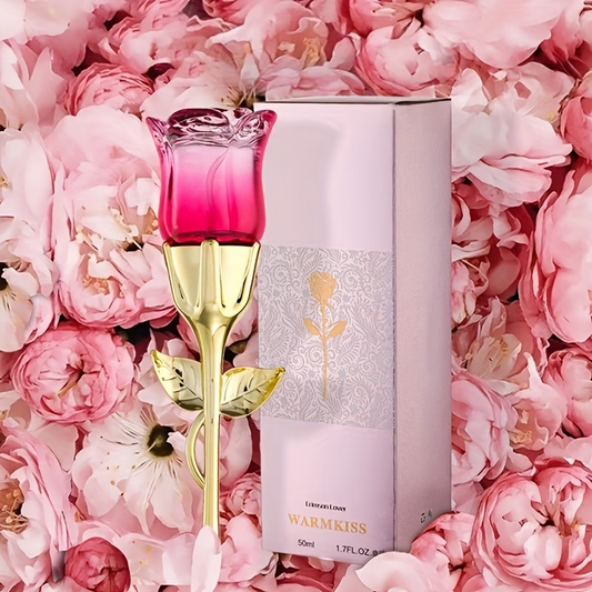 50ml Midnight Rose Women's Eau De Toilette, Featuring a Fresh, Natural, and Delicate Floral Scent. This Unique Floral Fragrance Showcases Feminine Charm and Sensuality, Perfect as a Gift for Your Girlfriend