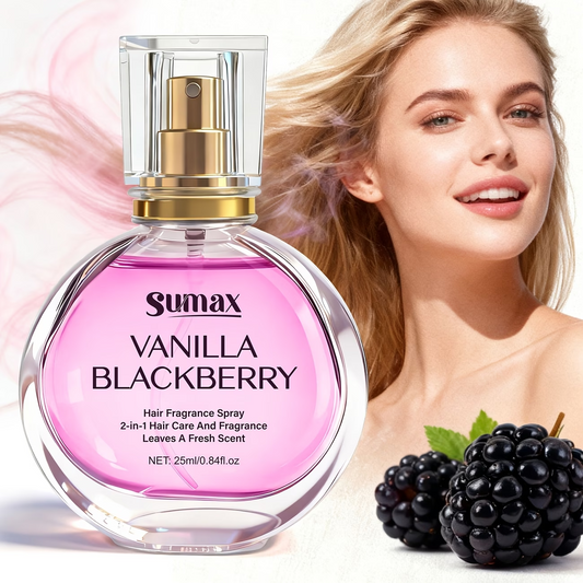 SUMAX Vanilla Blackberry Fragrance Hair And Body Mist, Hair And Body Spray, Nourishing And Moisturizing Hair, Fragrance Hair Spray Suitable for Dates, Weddings, Etc., Christmas Eve, Christmas Gift