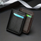 Slim Minimalist Faux Leather Credit Card Wallet for Men - Soft PU, Fashionable Thin ID and Business Card Holder