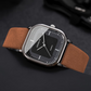 Men'S Watch Trendy Handsome Easy Square Dial Quality Casual Fashion Quartz Watch (1pc/Set) Watch Box Not Included