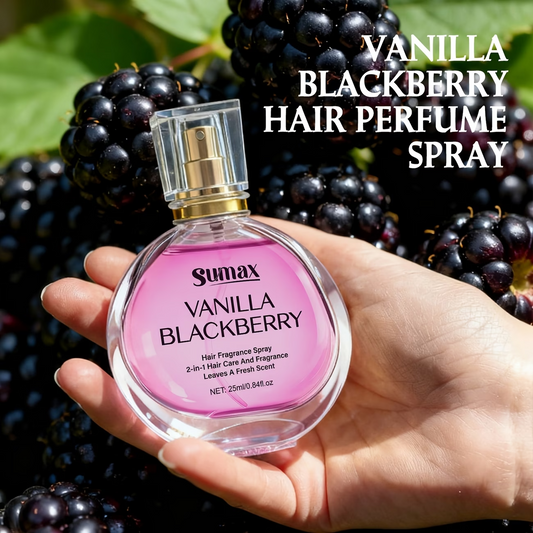 SUMAX Vanilla Blackberry Fragrance Hair And Body Mist, Hair And Body Spray, Nourishing And Moisturizing Hair, Fragrance Hair Spray Suitable for Dates, Weddings, Etc., Christmas Eve, Christmas Gift