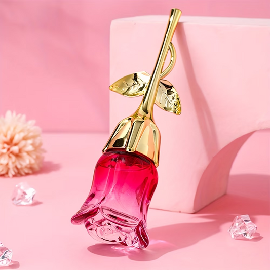 50ml Midnight Rose Women's Eau De Toilette, Featuring a Fresh, Natural, and Delicate Floral Scent. This Unique Floral Fragrance Showcases Feminine Charm and Sensuality, Perfect as a Gift for Your Girlfriend