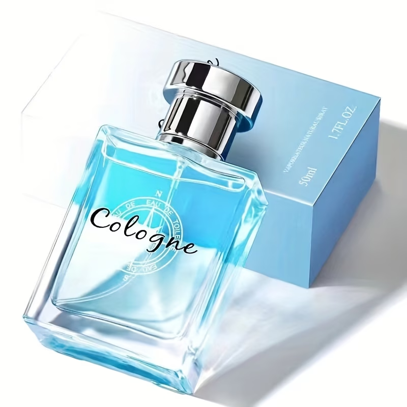 Ocean Pheromones Eau De Toilette Spray For Men, Lasting Light Fragrance Fresh Natural Cologne Perfume, For Dating, Party, Best Perfume Gift For Men, 50ml 1.7 Fl. Oz.