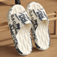 Graffiti Men's Slippers, Fashionable and Trendy for Outdoor Wear, Japanese and Korean Style, Soft and Comfortable EVA Material