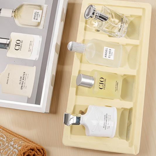 Ideal Men's Perfume 4pcs Gift Box 30ml * 4 Lasting Fragrance 72H Business Leisure Wooden Tone Birthday Gift for Boyfriend