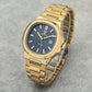 Vintage Men's Quartz Watch - Classic Business Style with Luminous Hands, Calendar Feature, Stainless Steel Band & Alloy Case, Date Display - Perfect for Formal & Casual Wear