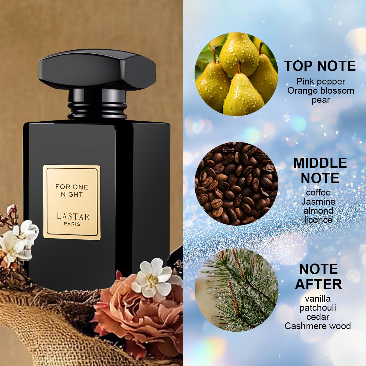 1.85 Fl. Oz. LASTAR Full-Body Deodorant Perfume. Men'S Perfume Spray. Classic Vanilla Flavor. Men'S Perfume Fragrance. Long-Lasting Freshness. Covers Odors. A Gift for Men