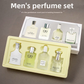 Ideal Men's Perfume 4pcs Gift Box 30ml * 4 Lasting Fragrance 72H Business Leisure Wooden Tone Birthday Gift for Boyfriend