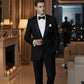 "London" Black Tuxedo Jacket-0