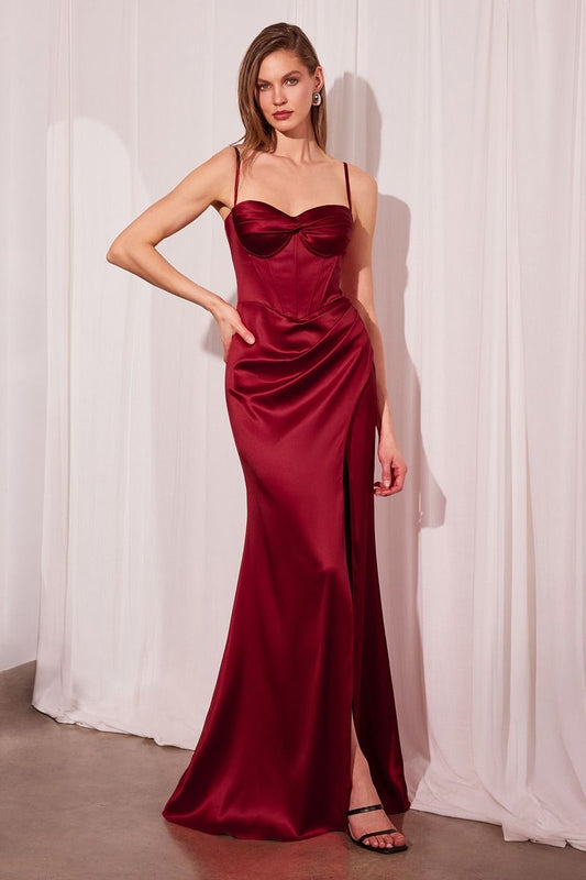 Fitted Dress With A Sweetheart Neckline And Thin Straps-1